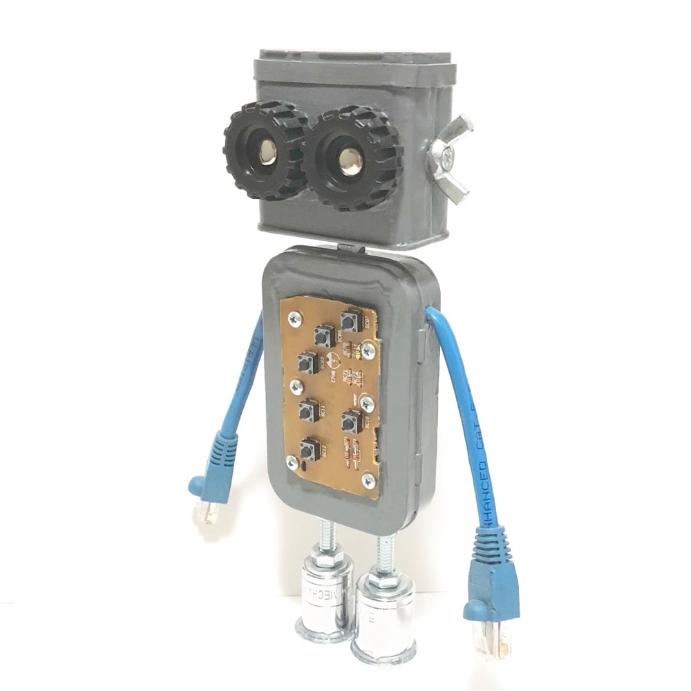 Found Objects Robot Sculpture / Assemblage Robot - image 1